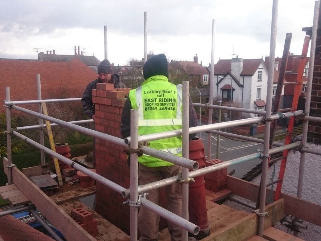 Re-building the chimney stack